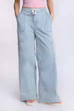 High Rise Drapey Baggy Cargo Jeans thumbnail 2