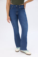 High Rise Cargo Bootcut Jeans thumbnail 1