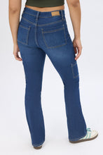 High Rise Cargo Bootcut Jeans thumbnail 3