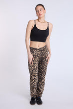 Super High Rise Leopard Baggy Jeans thumbnail 4