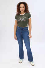 Short Sleeve Crew Neck Baby Tee thumbnail 4