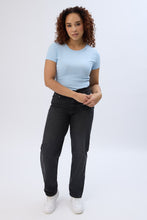 Short Sleeve Crew Neck Baby Tee thumbnail 21