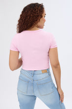 Short Sleeve Crew Neck Baby Tee thumbnail 35
