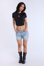 Ribbed Crew Neck Baby Tee thumbnail 9