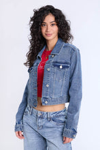 Cropped Denim Jacket thumbnail 9