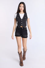 Denim Button-Up Vest thumbnail 14