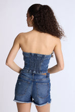 Denim Strapless Top thumbnail 4