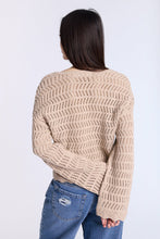 Crochet-Style V-Neck Sweater thumbnail 7