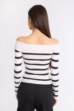 Ribbed Slim Off-Shoulder Sweater thumbnail 8