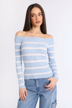 Ribbed Slim Off-Shoulder Sweater thumbnail 14
