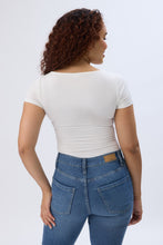Short Sleeve Sweetheart Neckline Bodysuit thumbnail 13