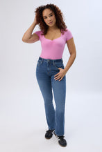Short Sleeve Sweetheart Neckline Bodysuit thumbnail 18