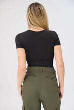 Short Sleeve Crew Neck Bodysuit thumbnail 16