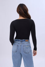 Ribbed Knit Long Sleeve Sweetheart Neckline Bodysuit thumbnail 9