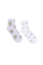 Printed Demi-Crew Socks 2-Pack thumbnail 7