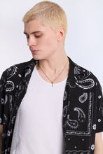 Distressed Bandana Short Sleeve Resort Shirt thumbnail 2