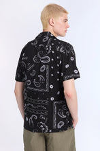 Distressed Bandana Short Sleeve Resort Shirt thumbnail 3