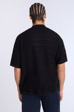 Button-Up Short Sleeve Textured Knit Shirt thumbnail 4