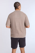 Button-Up Short Sleeve Textured Knit Shirt thumbnail 11