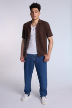 Textured Sweater Knit Short Sleeve Shirt thumbnail 8