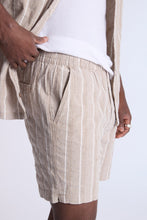 Textured Striped Knit Shorts thumbnail 2