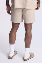 Textured Geometric Knit Pattern Shorts thumbnail 3
