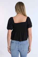 Puff Sleeve Smocked Top thumbnail 4