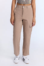 High Rise Twill Cargo Straight Leg Pants thumbnail 6
