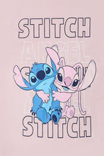 Stitch And Angel Hug Graphic Boyfriend Tee thumbnail 2