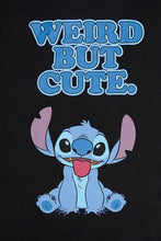 Stitch Weird But Cute Graphic Boyfriend Tee thumbnail 2