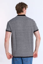 Jacquard Short Sleeve Sweater Polo thumbnail 3