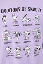 Peanuts Emotions Of Snoopy Graphic Crew Neck Sweatshirt thumbnail 3