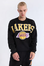 Los Angeles Lakers Graphic Crew Neck Oversized Sweatshirt thumbnail 1