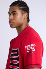 Chicago Bulls Button-Up Baseball Mesh Jersey thumbnail 3