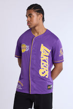Los Angeles Lakers Button-Up Baseball Mesh Jersey thumbnail 1