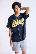 Michigan M Button-Up Baseball Jersey thumbnail 1