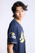 Michigan M Button-Up Baseball Jersey thumbnail 2