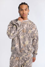 AERO Tree Camouflage Crew Neck Oversized Sweatshirt thumbnail 1