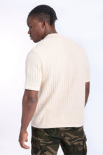 Textured Sweater Knit Short Sleeve Shirt thumbnail 7