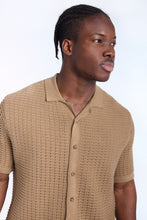 Textured Sweater Knit Short Sleeve Shirt thumbnail 10
