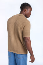 Textured Sweater Knit Short Sleeve Shirt thumbnail 11