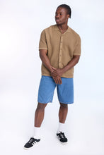 Textured Sweater Knit Short Sleeve Shirt thumbnail 12