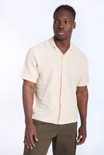 Ribbed Textured Sweater Knit Short Sleeve Shirt thumbnail 10