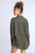 AERO Cotton Gauzy Button-Up Oversized Shirt thumbnail 16
