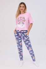 Care Bears Super Soft Pajama Tee And Velour Pajama Jogger 2-Piece Set thumbnail 1