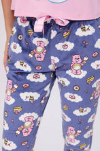 Care Bears Super Soft Pajama Tee And Velour Pajama Jogger 2-Piece Set thumbnail 3