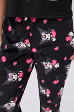 Kuromi Super Soft Pajama Tee And Velour Pajama Jogger 2-Piece Set thumbnail 3
