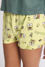 Keroppi Super Soft Pajama Tee And Shorts 2-Piece Set thumbnail 3