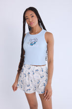 Cinnamoroll Embroidered Pajama Tank Top And Boxer Shorts 2-Piece Set thumbnail 1