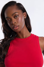 AERO Ribbed High Neck Tank Top thumbnail 2